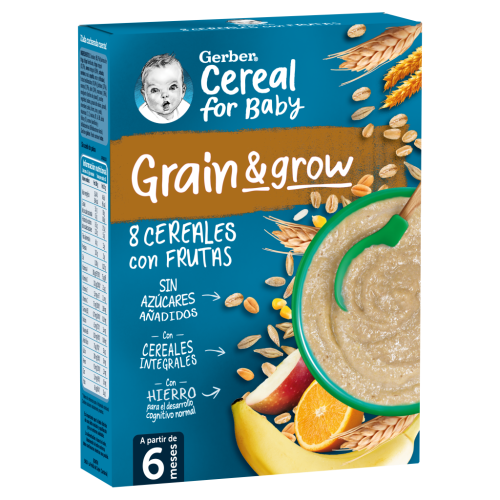 Gerber Papilla 8 Cereales y...