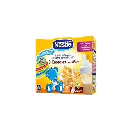 Nestle 8 Cereales Con Miel...